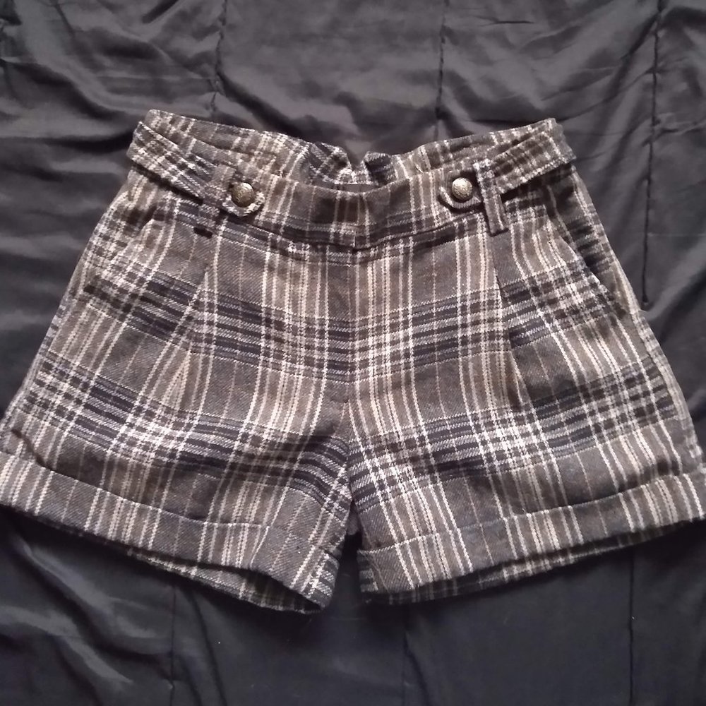 Plaid Dress Shorts